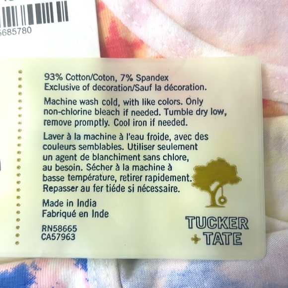 NWT Tucker & Tate Tie Dye Hipster Briefs-5 Pack - Picture 4 of 4